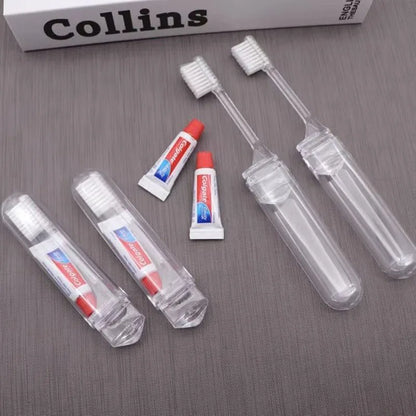 Set Brosse à Dents Mini Portable avec Dentifrice – Jetable, Pour Adultes, Idéal Voyage & Camping - BLACKBEARD OUTDOOR INDUSTRIES