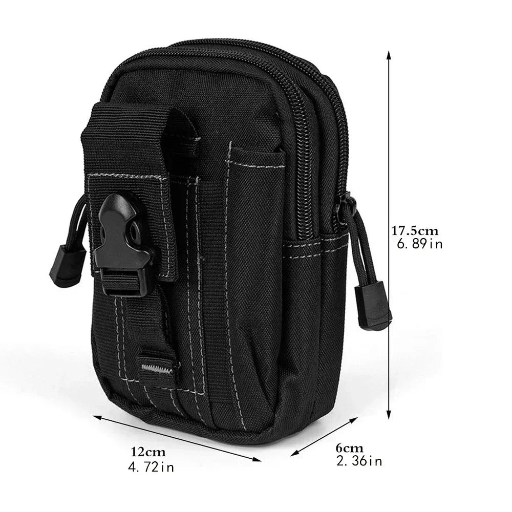 Pochette EDC tactique MOLLE pour téléphone et accessoires