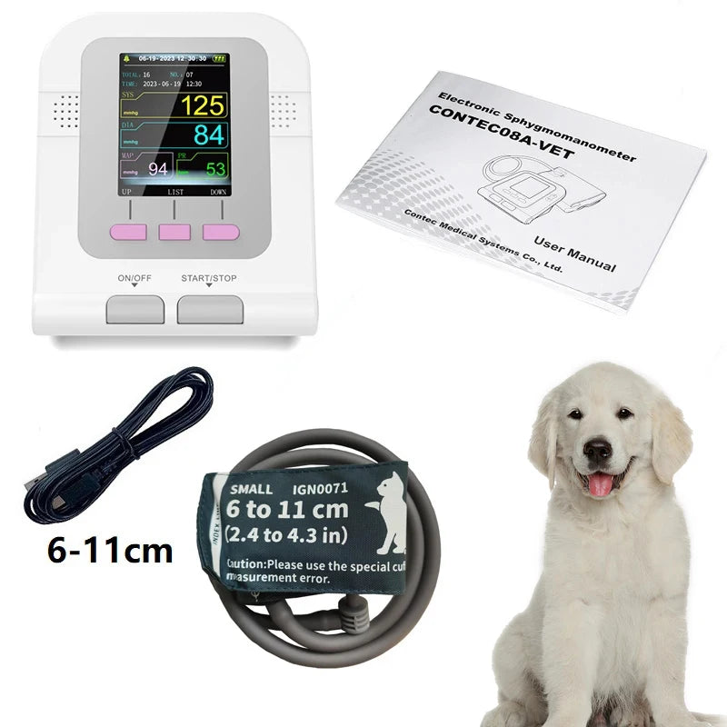 CONTEC08A Moniteur de Tension Artérielle Électronique pour Animaux (Vétérinaire) Ma boutique