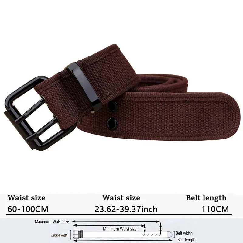 Ceinture Tactique en Toile 4CM pour Homme – Ceinture Militaire pour Travail, Jeans et Tenue Quotidienne - BLACKBEARD OUTDOOR INDUSTRIES