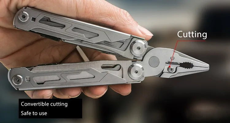 Outdoor Camping Multi Tools Folding Survival Gear Plier Knife Wire Stripper Outdoor Mini Portable Hand Tools Knife, Scissors ﻿ BLACKBEARD OUTDOOR INDUSTRIES