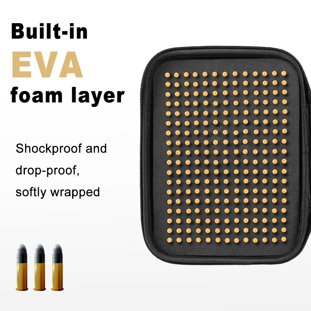 Boîte de Rangement pour Munitions .22LR / 9mm – Jusqu’à 468 Cartouches – Pochette Organiseur de Balles pour Pistolet et Fusil Ma boutique