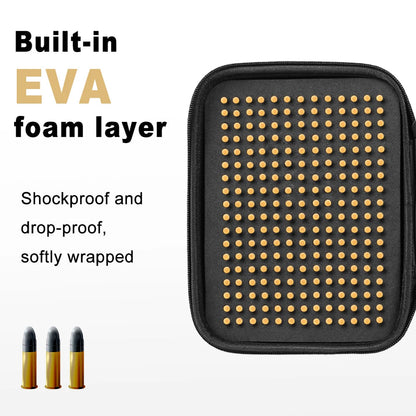 Boîte de Rangement pour Munitions .22LR / 9mm – Jusqu’à 468 Cartouches – Pochette Organiseur de Balles pour Pistolet et Fusil Ma boutique