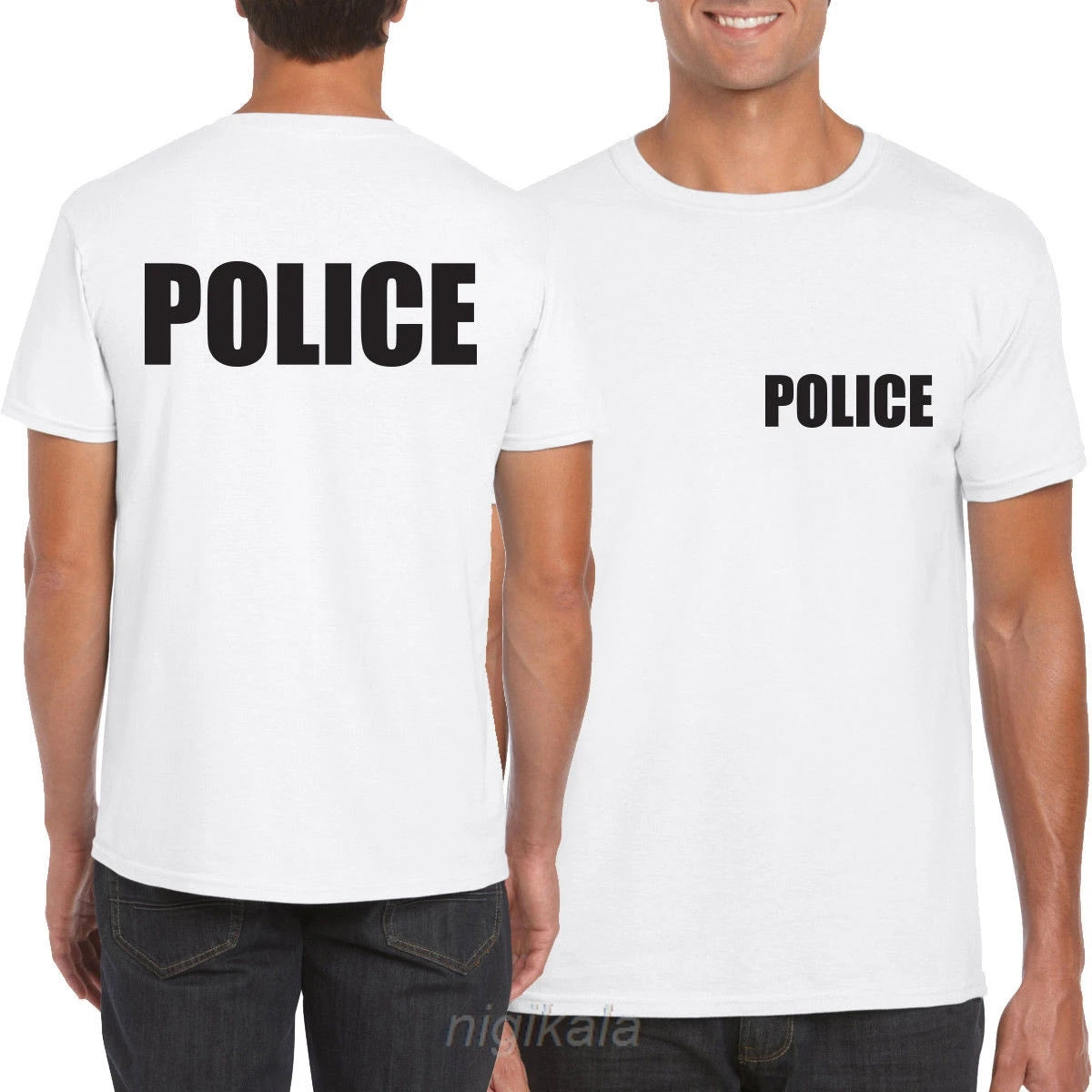 T-Shirt SWAT FBI SECURITY Imprimé Haute Qualité – Coton Respirant Manches Courtes – Homme – S à 5XL