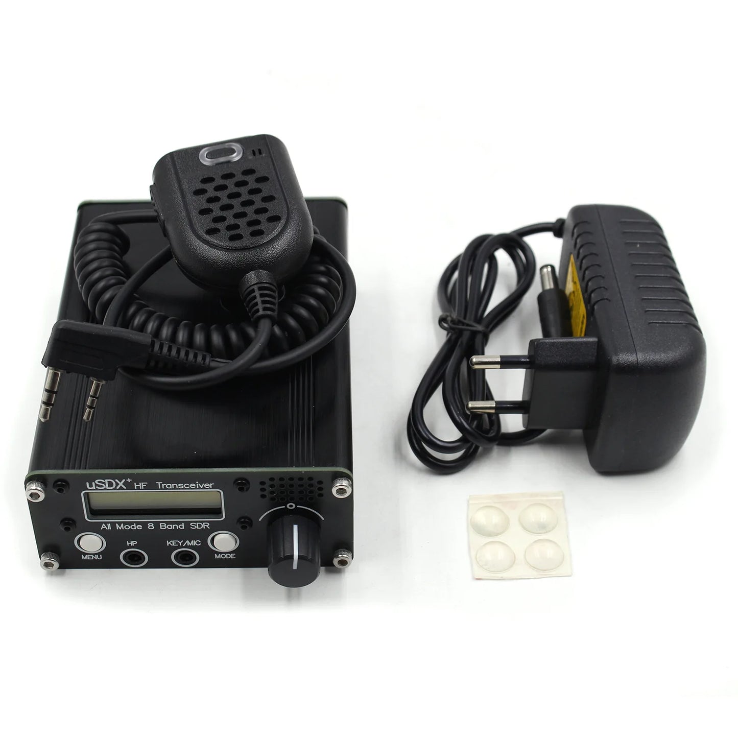 Émetteur-Récepteur SDR QRP USDX+ 3-5W – 8 Bandes HF, SSB/CW, Batterie 4000 mAh, Radio Amateur Portable