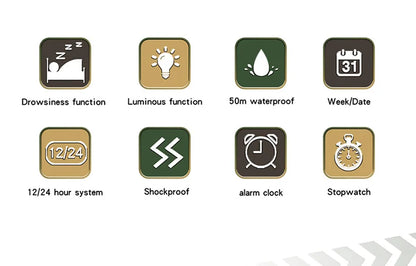 SANDA 2183 – Montre Électronique Homme - BLACKBEARD OUTDOOR INDUSTRIES