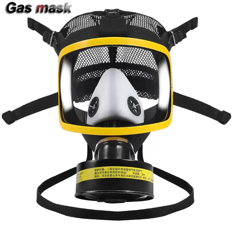 Masque Respiratoire Intégral Silicone – Filtres 3# 4# 7# – Peinture Pesticides Gaz