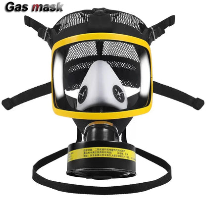 Masque Respiratoire Intégral Silicone – Filtres 3# 4# 7# – Peinture Pesticides Gaz