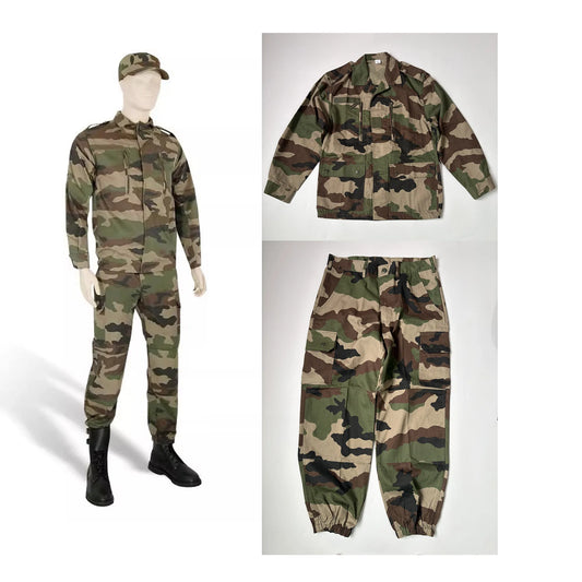 Ensemble Uniforme Militaire Français F2 Camouflage CE – Veste + Pantalon Combat Homme Outdoor - BLACKBEARD OUTDOOR INDUSTRIES