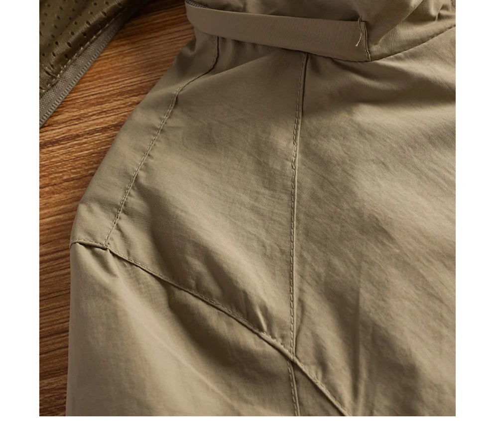 Veste Homme de Randonnée Étanche DIMUSI Coupe-Vent Respirant - BLACKBEARD OUTDOOR INDUSTRIES