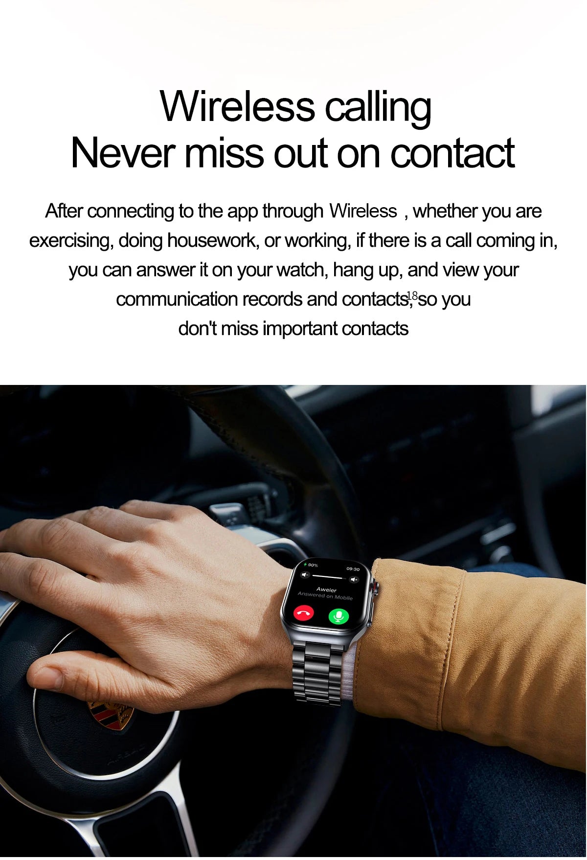 LIGE ET585 – Montre Connectée AMOLED Homme & Femme - BLACKBEARD OUTDOOR INDUSTRIES