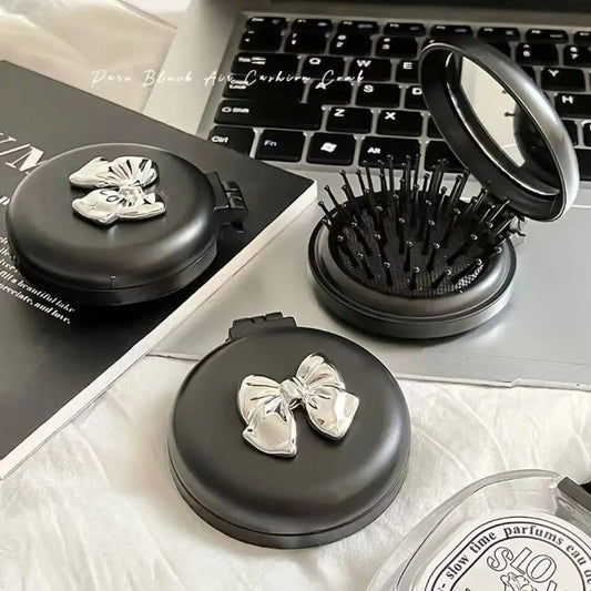Peigne Pliable Masseur avec Miroir de Maquillage – 1 pièce - BLACKBEARD OUTDOOR INDUSTRIES