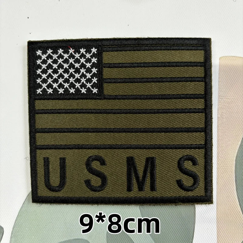 Patch Brodé US Sheriff Hook & Loop – Badge Identification Sécurité Tactique Gilet, 8 Modèles - BLACKBEARD OUTDOOR INDUSTRIES