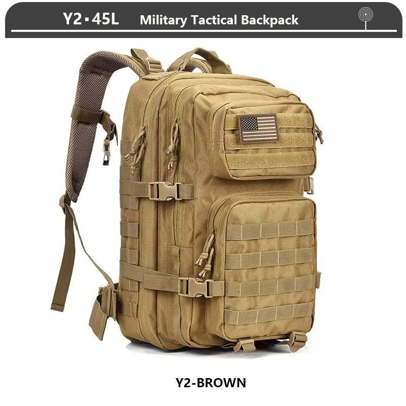 Sac à Dos Tactique 3 Jours – 38/45L | Imperméable, Résistant, Molle | Randonnée, Militaire, Survie - BLACKBEARD OUTDOOR INDUSTRIES
