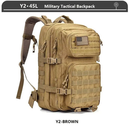 Sac à Dos Tactique 3 Jours – 38/45L | Imperméable, Résistant, Molle | Randonnée, Militaire, Survie - BLACKBEARD OUTDOOR INDUSTRIES