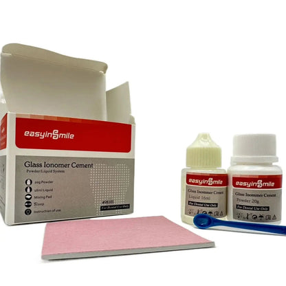 Kit Ciment Dentaire au Verre Ionomère - 20g Poudre + 16ml Liquide | Matériel de Restauration Dentaire Permanente Ma boutique