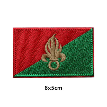 Patch Brodé Légion Étrangère France – Insigne Tactique Hook & Loop | +50 Modèles