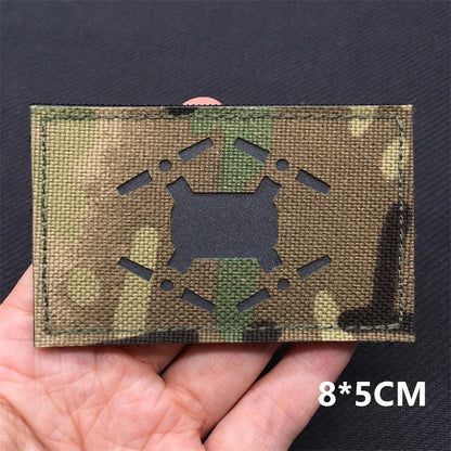 Patches Drapeaux Nationaux 3D Multicam – Réfléchissant IR, Découpe Laser, Hook & Loop | Tactique, Airsoft, DIY | 45+ Pays - BLACKBEARD OUTDOOR INDUSTRIES