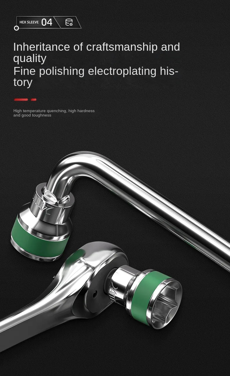 Jeu de Douilles 8-32 mm | Hexagonales 1/2" – Renforcées & Épaissies | Pour Clé à Chocs ou Pneumatique - BLACKBEARD OUTDOOR INDUSTRIES