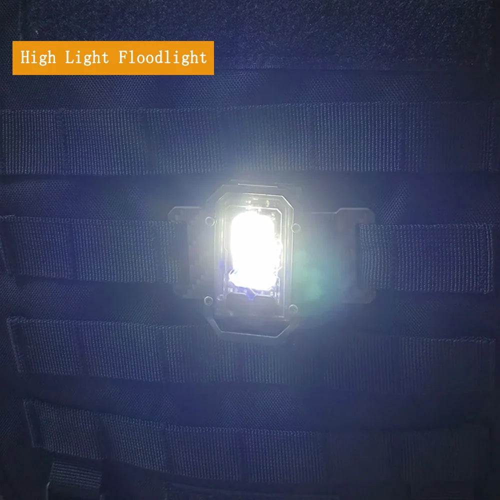 Lampe Tactique EDC - Lampe Mini Portable avec Plaque en Boucle et Crochet, Idéale pour Camping, Randonnée et Sécurité BLACKBEARD OUTDOOR INDUSTRIES