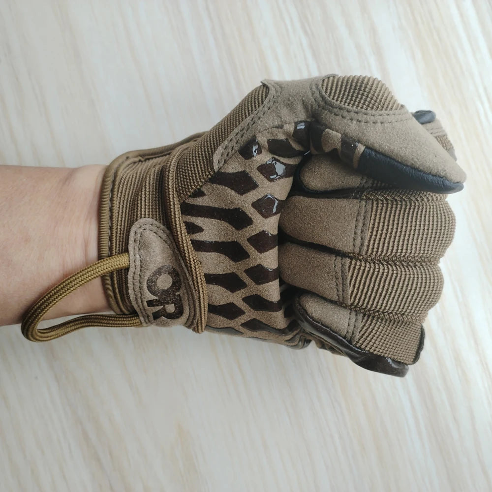 Gants tactiques unisexes outdoor – Noir et camouflage