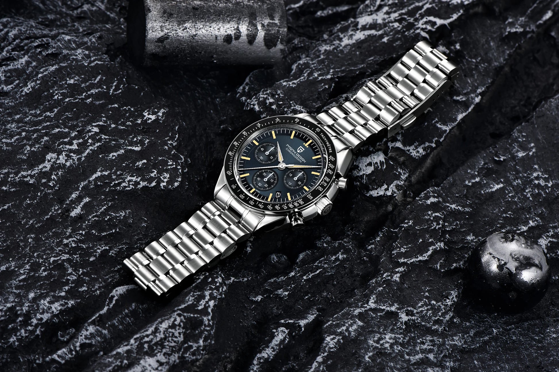 PAGANI DESIGN PD-1701 Moonwatch 2025 – Hommage à la CK2998 – Montre Homme Quartz Chronographe de Luxe - BLACKBEARD OUTDOOR INDUSTRIES