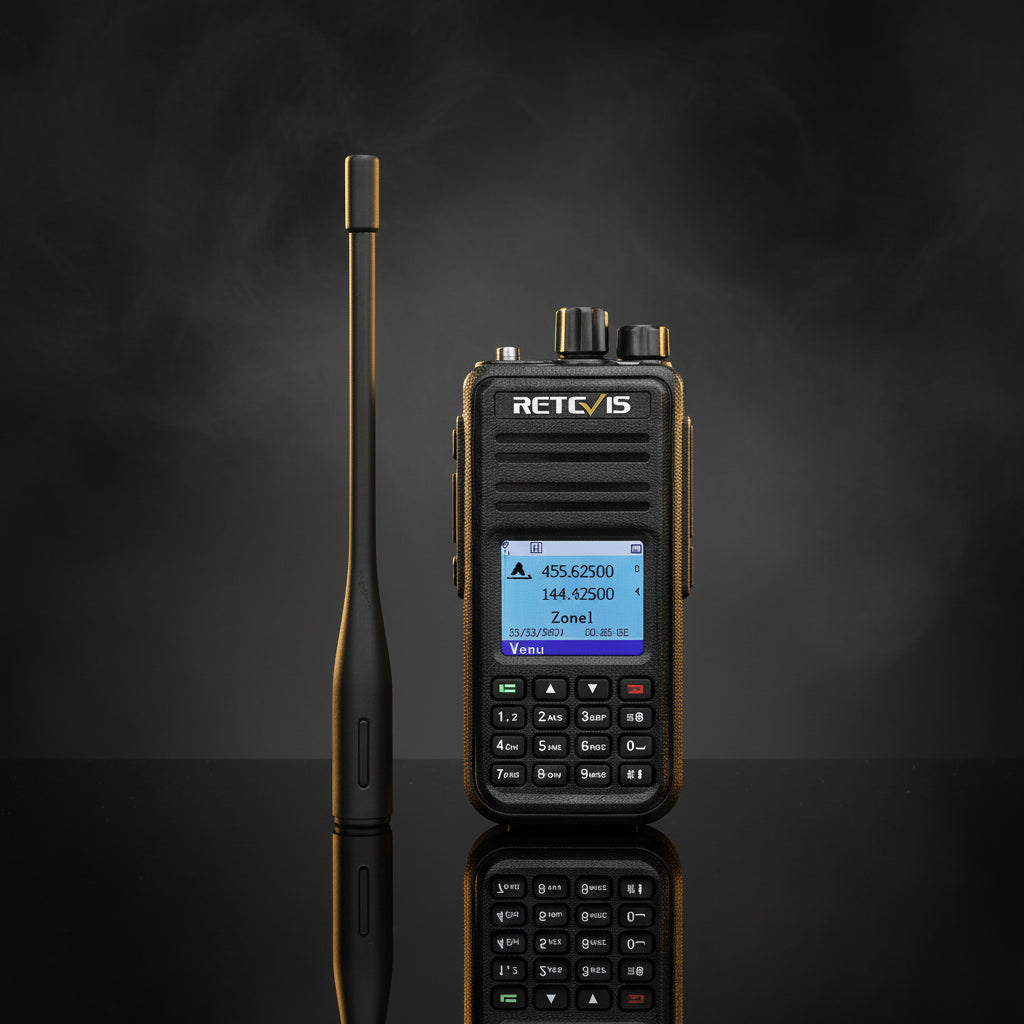 Talkie-walkie DMR Retevis RT3S – Radio amateur VHF/UHF 5W, GPS (APRS), AES‑256, longue portée - BLACKBEARD OUTDOOR INDUSTRIES