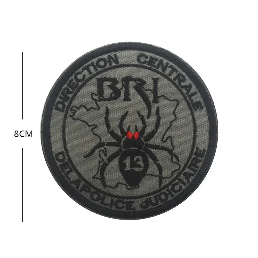 Patch Écusson Brodé GIGN GIPN BRI – Patch Tactique Militaire France  – Pochettes à Attacher pour Vêtements et Sacs - BLACKBEARD OUTDOOR INDUSTRIES