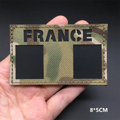 Patches Drapeaux Nationaux 3D Multicam – Réfléchissant IR, Découpe Laser, Hook & Loop | Tactique, Airsoft, DIY | 45+ Pays - BLACKBEARD OUTDOOR INDUSTRIES