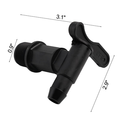 Robinet en plastique pour fût IBC – Raccord de réservoir d’eau/récupérateur d’eau de pluie - BLACKBEARD OUTDOOR INDUSTRIES