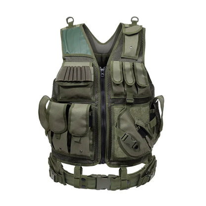 Gilet d’intervention tactique ajustable pour armée, chasse et entraînement Airsoft - BLACKBEARD OUTDOOR INDUSTRIES