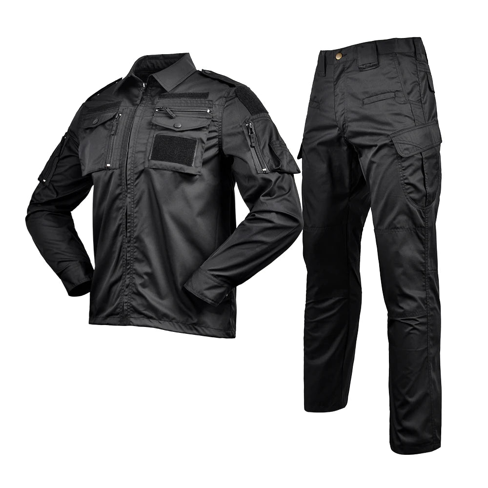 Ensemble Tactique Camouflage – Veste + Pantalon Cargo Multi-Poches Airsoft Chasse Outdoor - BLACKBEARD OUTDOOR INDUSTRIES