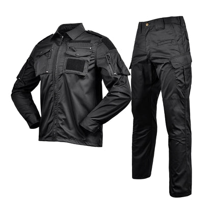 Ensemble Tactique Camouflage – Veste + Pantalon Cargo Multi-Poches Airsoft Chasse Outdoor - BLACKBEARD OUTDOOR INDUSTRIES