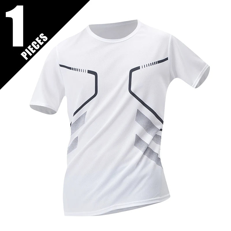 T-shirt Homme Imprimé Séchage Rapide | Respirant Manches Courtes | Coupe Ample Grande Taille | Lot de 1, 3 ou 4 - BLACKBEARD OUTDOOR INDUSTRIES