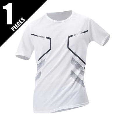 T-shirt Homme Imprimé Séchage Rapide | Respirant Manches Courtes | Coupe Ample Grande Taille | Lot de 1, 3 ou 4 - BLACKBEARD OUTDOOR INDUSTRIES