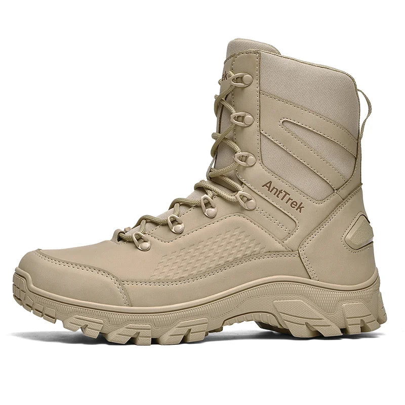 Chaussures Randonnée Tactiques Homme Cuir Imperméables – Trekking Outdoor