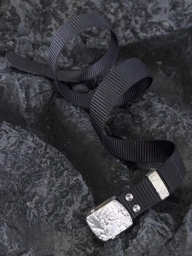 Ceinture Tactique en Nylon avec Boucle Automatique en Titane Pur (35/38 mm) Ma boutique