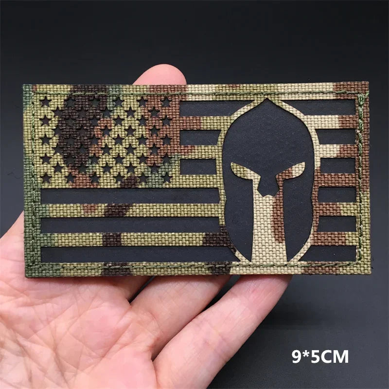 Patches Drapeaux Nationaux 3D Multicam – Réfléchissant IR, Découpe Laser, Hook & Loop | Tactique, Airsoft, DIY | 45+ Pays - BLACKBEARD OUTDOOR INDUSTRIES