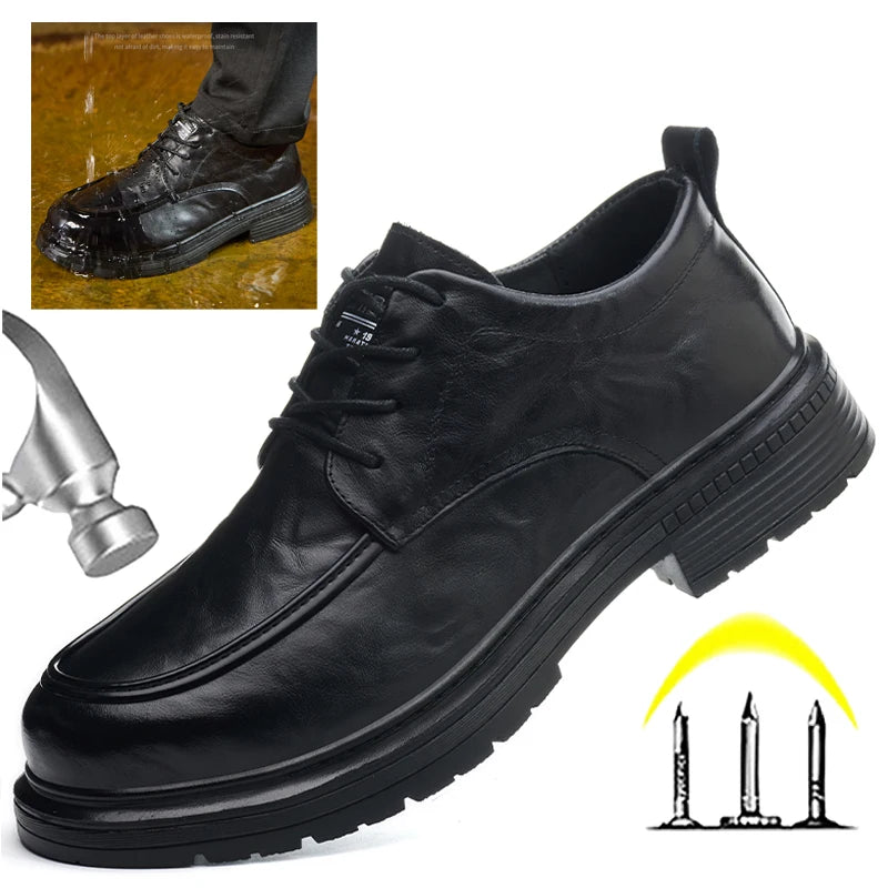 Mocassins homme en cuir noir – modèle 922, tailles 38 à 45