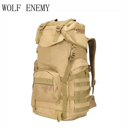 Sac à dos tactique MOLLE 60 L en nylon 800D