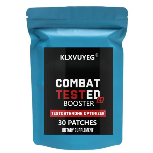 Patches Booster Testostérone & L-Arginine pour Homme — Pré-Workout, Force Musculaire & Vitalité | Diffusion Transdermique | 30 Patches/Sachet