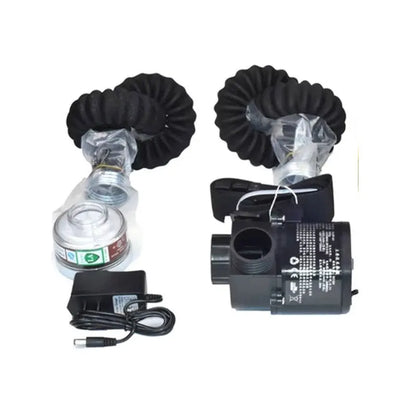 Masque à Gaz Type 87 – Respirateur Plein Visage À Adduction d'Air Électrique Rechargeable