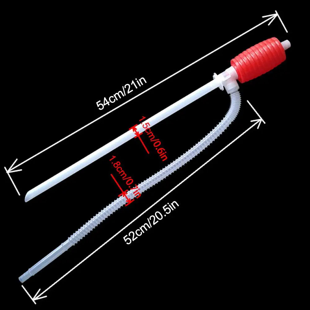 Pompe Manuelle de Siphon pour Transfert de Liquides – Pompe à Main Portable pour Essence, Diesel, Huile et Autres Liquides - BLACKBEARD OUTDOOR INDUSTRIES