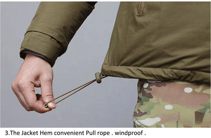 Veste d'Hiver Level 7 – Veste Tactique Down Pour Hommes – Chaude, Imperméable et Coupe-Vent - BLACKBEARD OUTDOOR INDUSTRIES