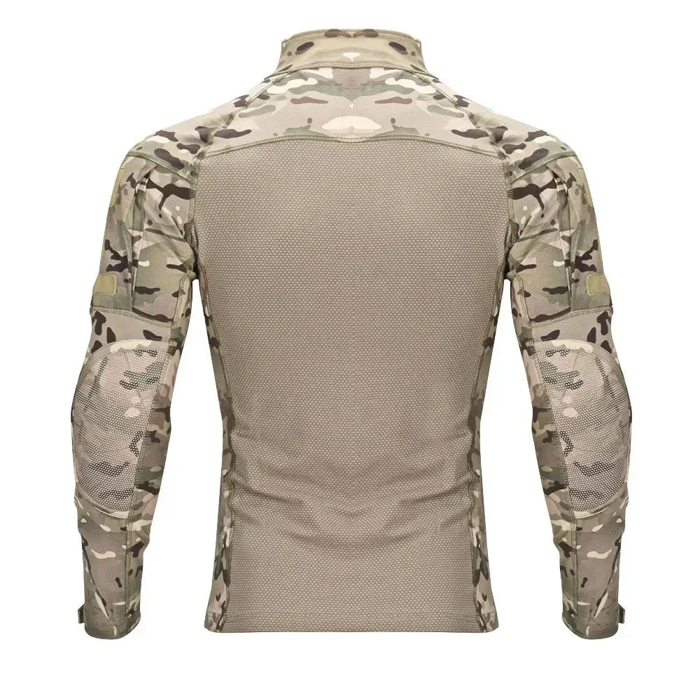 Chemise de Combat Homme à Manches Longues 1/4 Zip – Veste Tactique Outdoor - BLACKBEARD OUTDOOR INDUSTRIES
