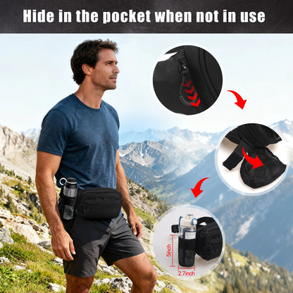 Sacoche banane tactique holster à Ouverture Rapide avec Porte‑Chargeurs et Poche Cachée - BLACKBEARD OUTDOOR INDUSTRIES