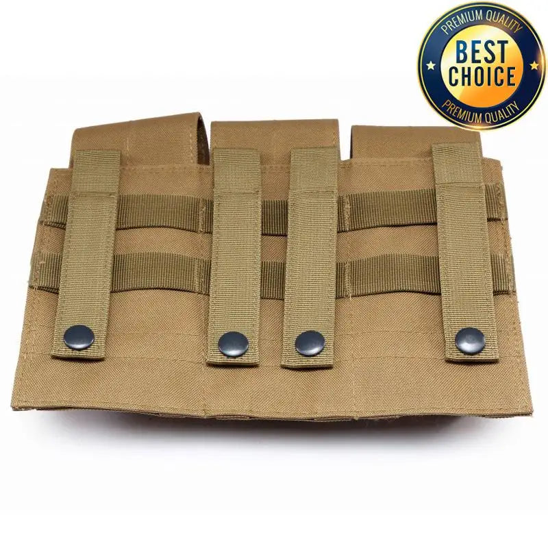 Tactical MOLLE 5.56mm Magazine Pouch – Double/Triple Mag Pouch pour M4, AR15, CS Rifle, Paintball & Chasse - BLACKBEARD OUTDOOR INDUSTRIES