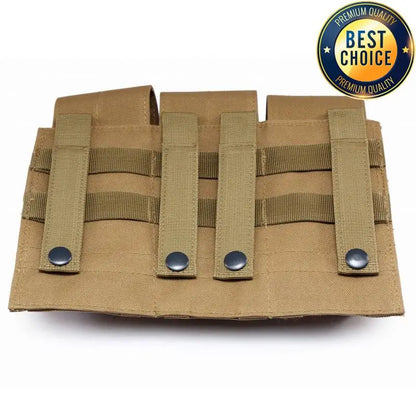 Tactical MOLLE 5.56mm Magazine Pouch – Double/Triple Mag Pouch pour M4, AR15, CS Rifle, Paintball & Chasse - BLACKBEARD OUTDOOR INDUSTRIES