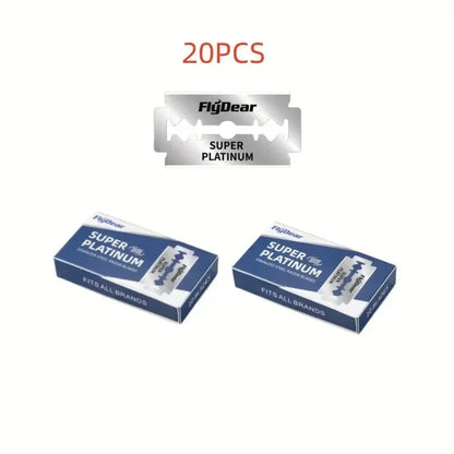 Outil professionnel de barbier – Lames de rasoir double tranchant classiques en acier inoxydable Ma boutique