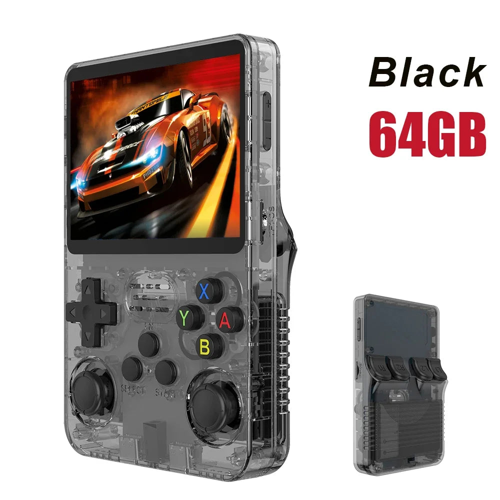 Console de Jeu Rétro Portable R36S – Écran IPS 3,5" – Système Linux – 64 Go / 128 Go – 15 000 Jeux Inclus - BLACKBEARD OUTDOOR INDUSTRIES